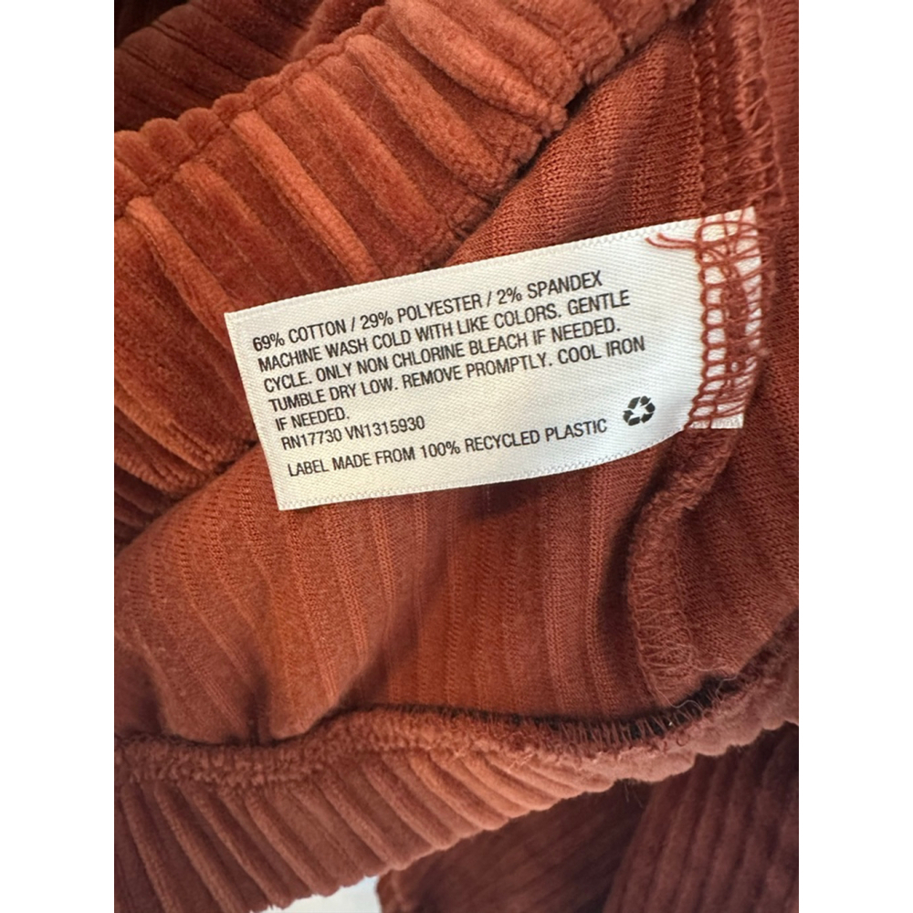Women's A New Day Rust Corduroy Sweatshirt M - Picture 6 of 7